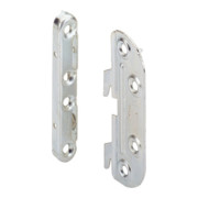 Hettich Bettverbinder 25183 130mm 3 Haken Stahl chromatiert Garnitur 8-teilig