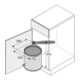 Hettich BIN.IT CL ABFALLS KB400MM 15L WEISS/KST.-5