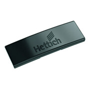 Hettich Cache décoratif pour bras de charnière Sensys, 9091821 acier obsidienne noir