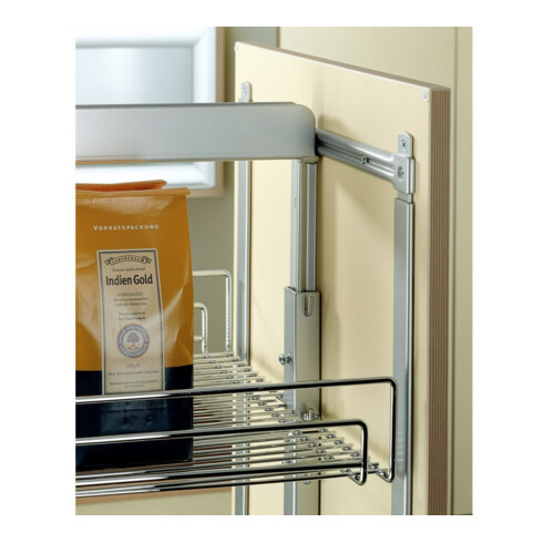 Hettich Cadre coulissant haut Dispensa 90° 9117211, 1845-2245mm acier