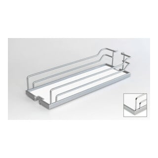 Hettich Cadre d'extension tablette suspendue avec arrêt antidérapant Arena Classic 9277630 St chromé