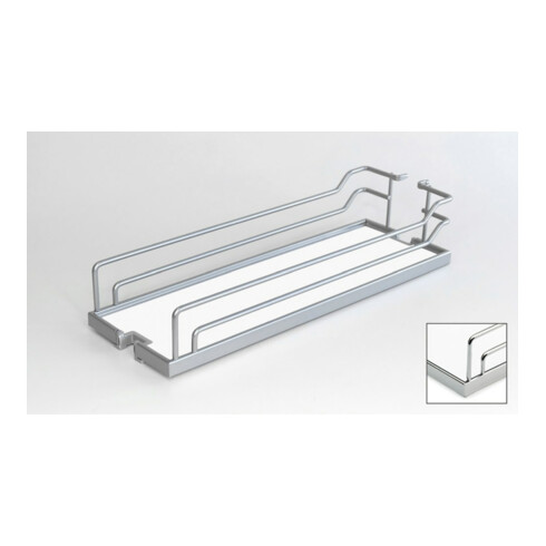 Hettich Cadre d'extension tablette suspendue avec arrêt antidérapant Arena Classic 9277630 St chromé
