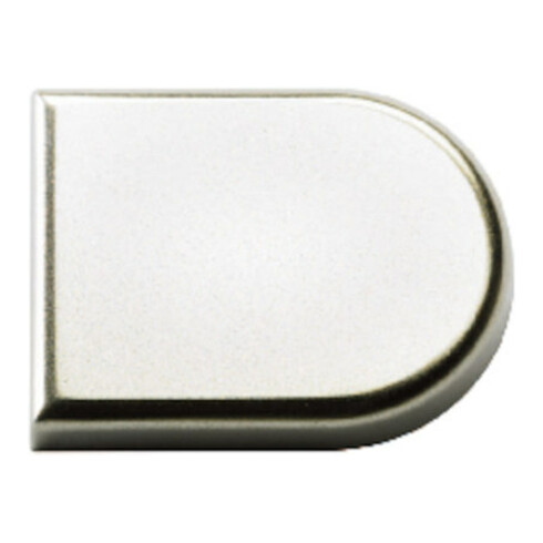 Hettich Capuchon décoratif pour porte en verre Type B 70713 nickelé