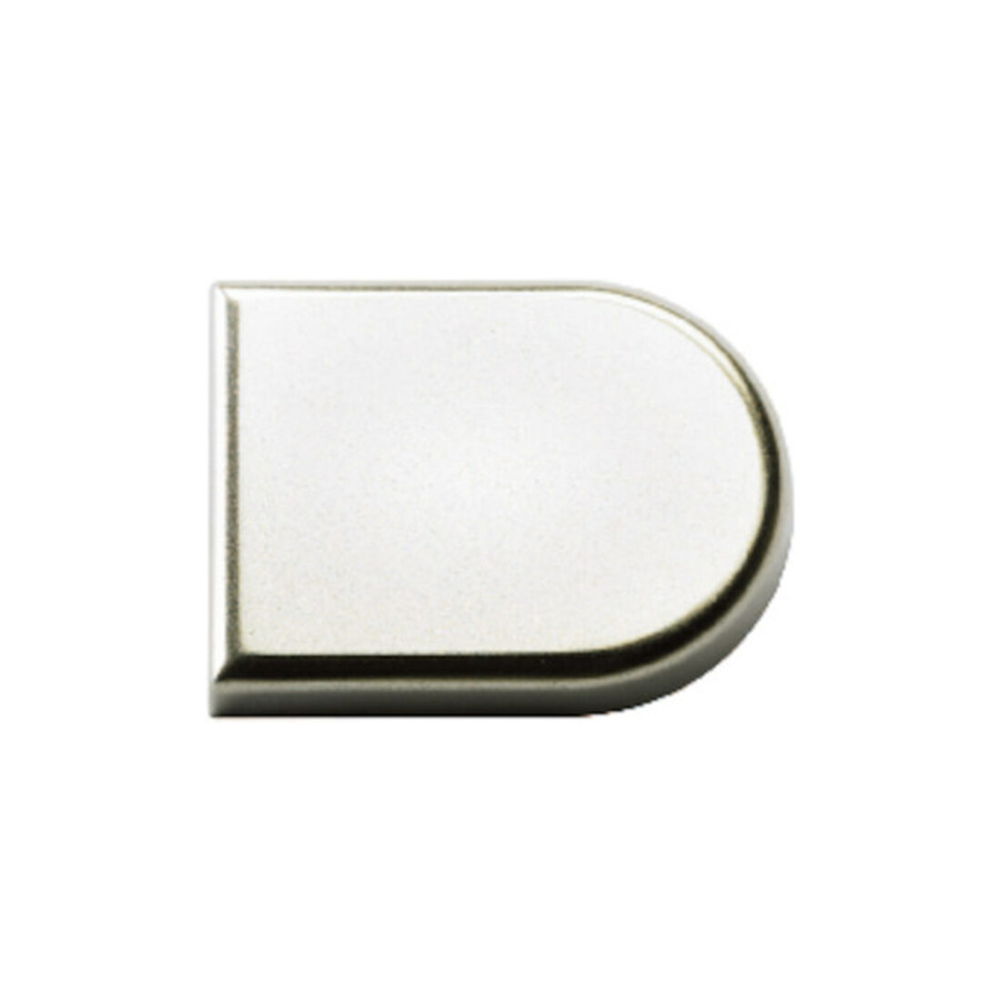 Hettich Capuchon décoratif pour porte en verre Type B 70713 nickelé