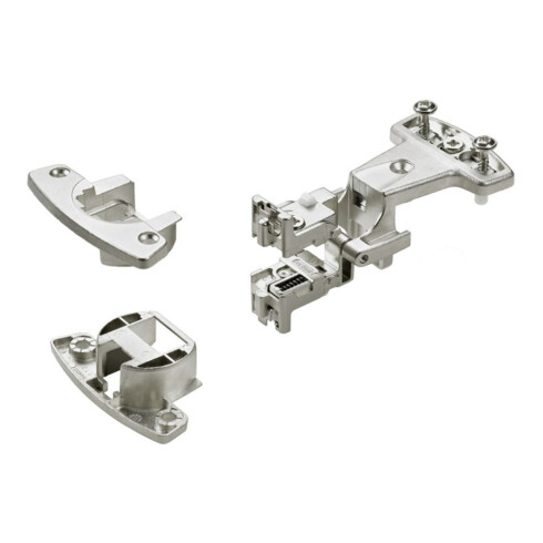 Hettich Charnière à cupule simple 180°, Selekta Pro 2000, 45063 nickelée