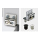 Hettich Charnière à fiches pour portes affleurantes 140°, 69933 Acier argent nickelé-1
