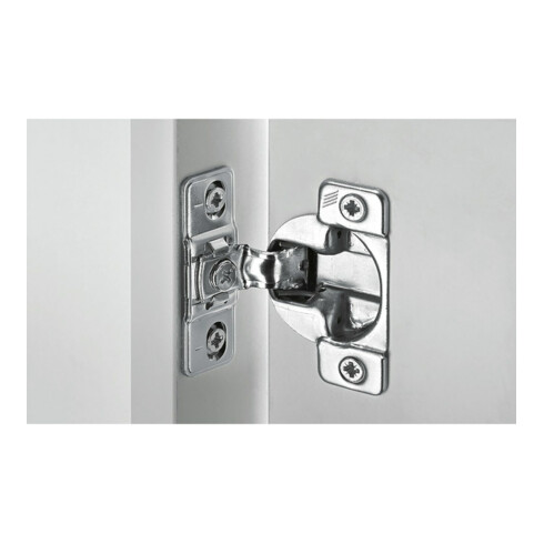 Hettich Charnière automatique Optimat Plus 4 FM 9072548, 110°, acier nickelé