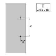 Hettich Charnière automatique Optimat Plus 4 FM 9072548, 110°, acier nickelé-4