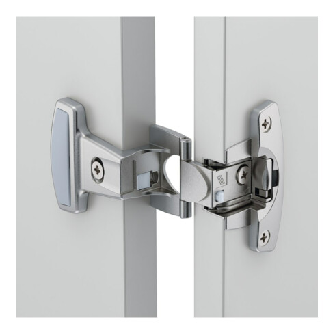 Hettich Charnière d'angle 270°, Selekta Pro 2000, 45046 nickelée