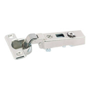 Hettich Charnière d’armoire Intermat 9924, 72965 95°, déport 9,5 mm, zinc injecté, nickelé
