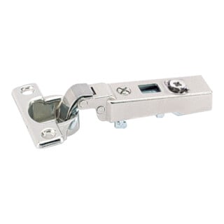 Hettich Charnière d’armoire Intermat 9924, 72965 95°, déport 9,5 mm, zinc injecté, nickelé
