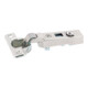 Hettich Charnière d’armoire Intermat 9924, 72965 95°, déport 9,5 mm, zinc injecté, nickelé