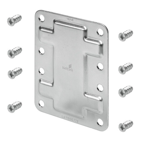 Hettich Charnière de connexion coulissante, TopLine 9277156 Acier, zingué