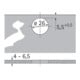 Hettich Charnière de meuble Intermat 9904, 72960 95°, déport 1mm ZDG argenté nickelé