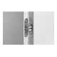 Hettich Charnière encastrée meuble arrondie, 180° 9133179 ZDG aspect inox-1