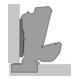Hettich Charnière Sensys 8687 9099660, 165° Acier nickelé