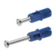 Hettich Cheville de montage rapide MB, diamètre 8 mm, plage de serrage 30 mm Rapid S DU 325, 47458 bleu-1