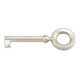 Hettich Clé Type 844565 avec panneton, tige, diamètre 6, nickelé-1