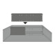 Hettich Cloison double paroi tiroir acier Systema Top 2000 9007204, KF aluopt.-3