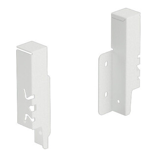 Hettich Connecteur arrière tiroir ArciTech, 9149280 gauche/droite acier blanc