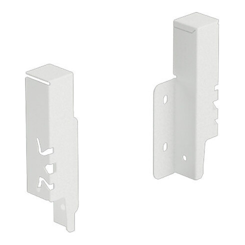 Hettich Connecteur arrière tiroir ArciTech, 9149280 gauche/droite acier blanc