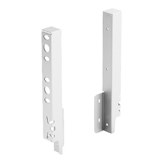 Hettich Connecteur arrière tiroir ArciTech, 9149282 gauche/droite acier blanc