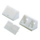 Hettich Connecteur d'angle universel avec capuchon 44742 plastique blanc-1