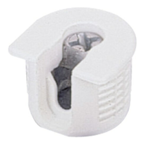 Hettich Connecteur excentrique perçage Ø 20x14mm VB 35 M/19, 65507 blanc