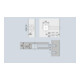 Hettich Connecteur excentrique percé, diamètre 15x12,7 mm Rastex 15 25062-4