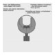 Hettich Connecteur excentrique percé, diamètre 25x12mm Rastex 25 13116-2