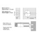 Hettich Connecteur excentrique percé, diamètre 25x12mm Rastex 25 13116-5