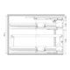Hettich Container-Set mit Voll- und Überauszügen, Aluminium Optik, 730 mm