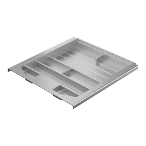Hettich Corbeille à fournitures 9111484 plastique aspect alu