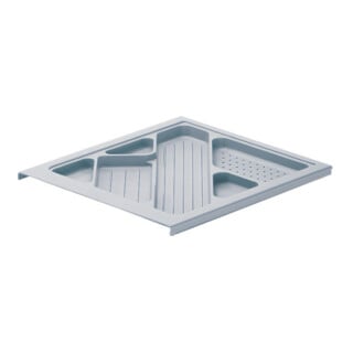 Hettich Corbeille à matériel d’écriture 9007183 plastique aspect alu