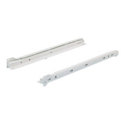 Coulisse à sortie partielle Hettich FR 402 avec Stop Control STA, blanc, 25kg