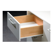 Coulisse à sortie partielle Hettich FR 402 avec Stop Control STA, blanc, 25kg-5