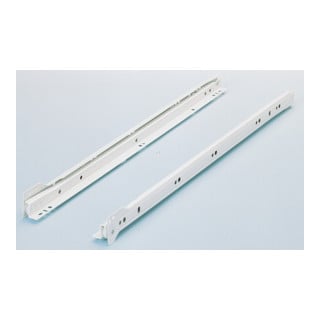 Coulisse à sortie partielle Hettich FR 402 avec Stop Control STA, blanc, 25kg
