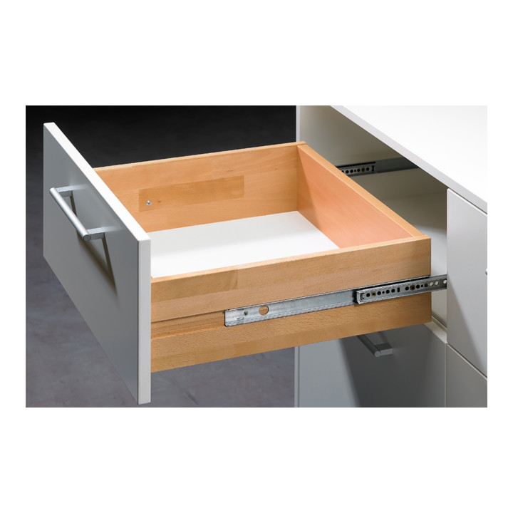 Hettich Coulisse à sortie totale KA 290 STA galvanisée 310mm 20kg