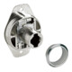 Hettich Cylindre serrure porte coulissante, diamètre 18x20mm Prestige 2000 Z23 9133926, nickelé-1