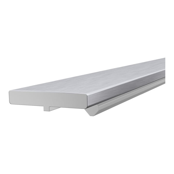 Hettich Designprofil AvanTech YOU in Akzentfarbe, Aluminium Optik, Länge 500 mm