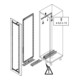 Hettich Dispensa 90° Tiroir armoire haute 9117223 Acier argenté-3