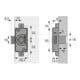 Hettich Drehstangenschloss Set mit Innenvierkant 15 mm