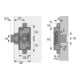 Hettich Drehstangenschloss Set mit Innenvierkant 25 mm