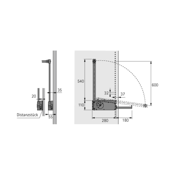 Hettich Duo Lift 10