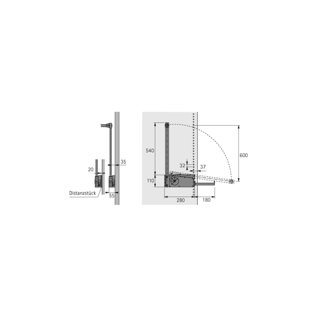 Hettich Duo Lift 10