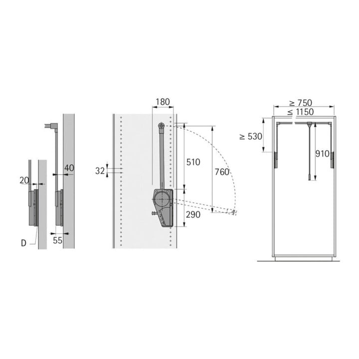 Hettich Duo Lift 18