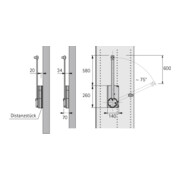 Hettich Duo Lift Basic 830 - 1150 mm-3