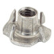 Hettich Ecrou à frapper M8, diamètre 22 mm 47643, acier brut-1