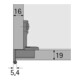 Hettich Eingelenk-Topfscharnier 270°, Selekta Pro 2000, 45047 vernickelt-5