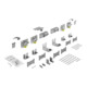 Hettich Ensemble coulissant pliant max. 50 kg TopLine L, 9242713, zingué-1